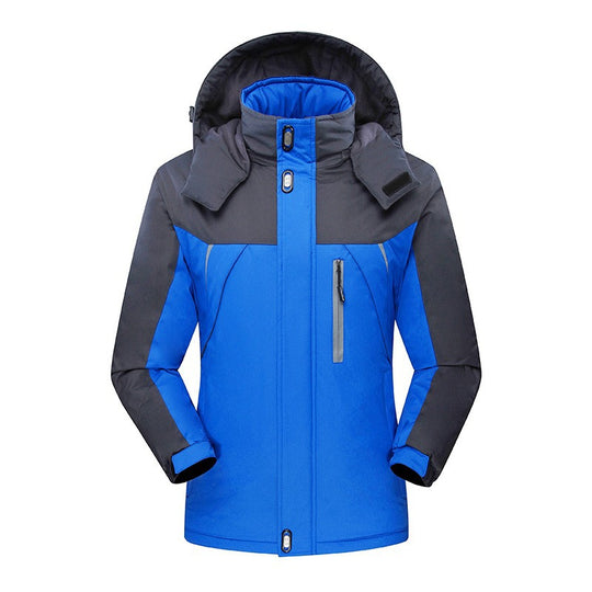 Herren Wasserdichte isolierte Softshell-Skijacke mit abnehmbarer Kapuze und Multifach-Taschen Nord Taschen