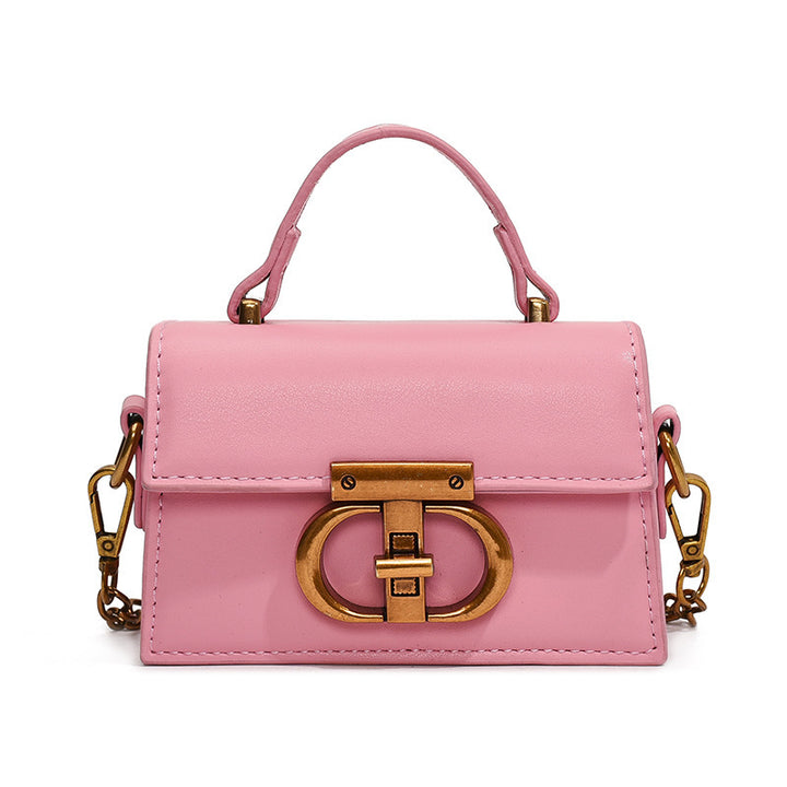 Damen elegante Handtasche mit stilvollem Metallverschluss Nord Taschen