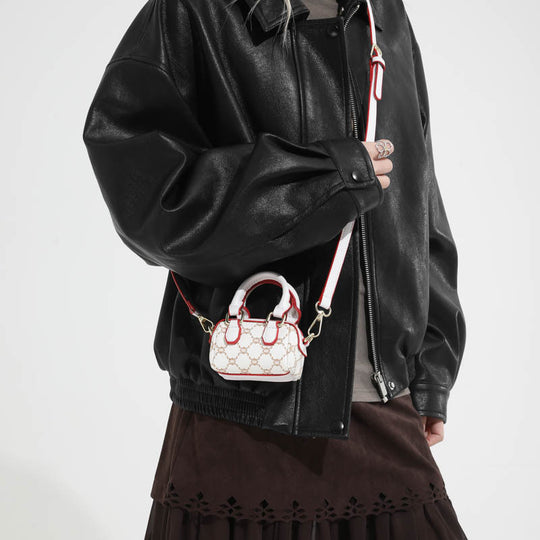Damen Mini-Handtasche mit luxuriösen Akzenten und verstellbarem Schulterriemen Nord Taschen
