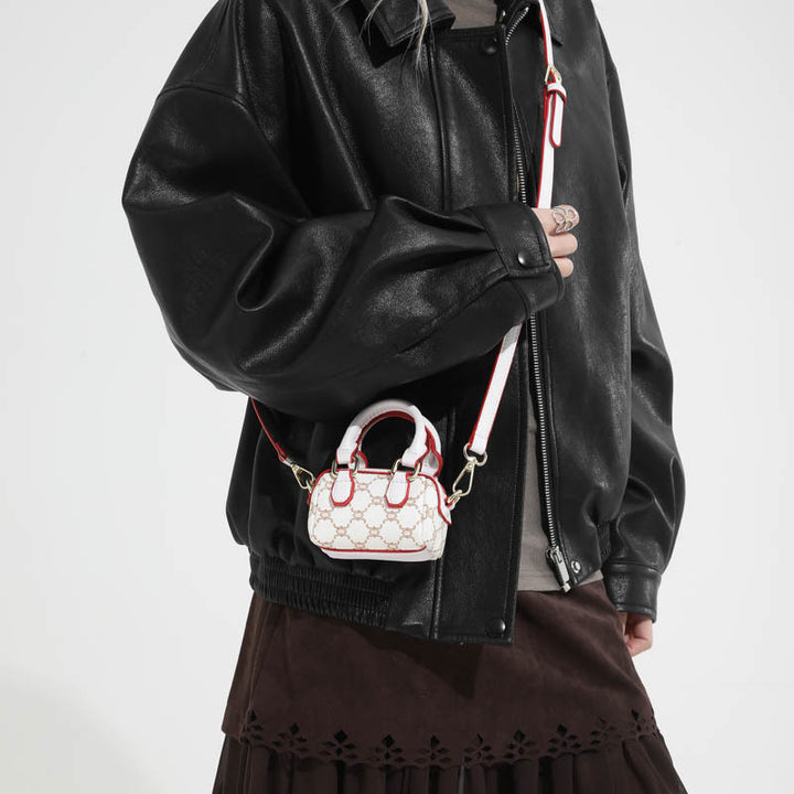 Damen Mini-Handtasche mit luxuriösen Akzenten und verstellbarem Schulterriemen Nord Taschen