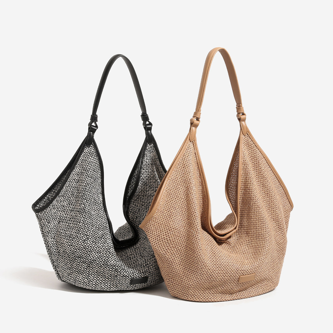 Damen Hobo-Tasche aus hochwertigem, luftigem Gewebe mit elegantem Design Nord Taschen
