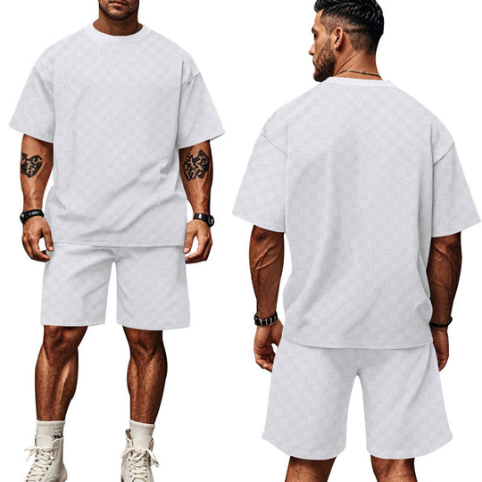 Herren lässiges Kurzarm-Set mit bequemer Passform und stylischem Design