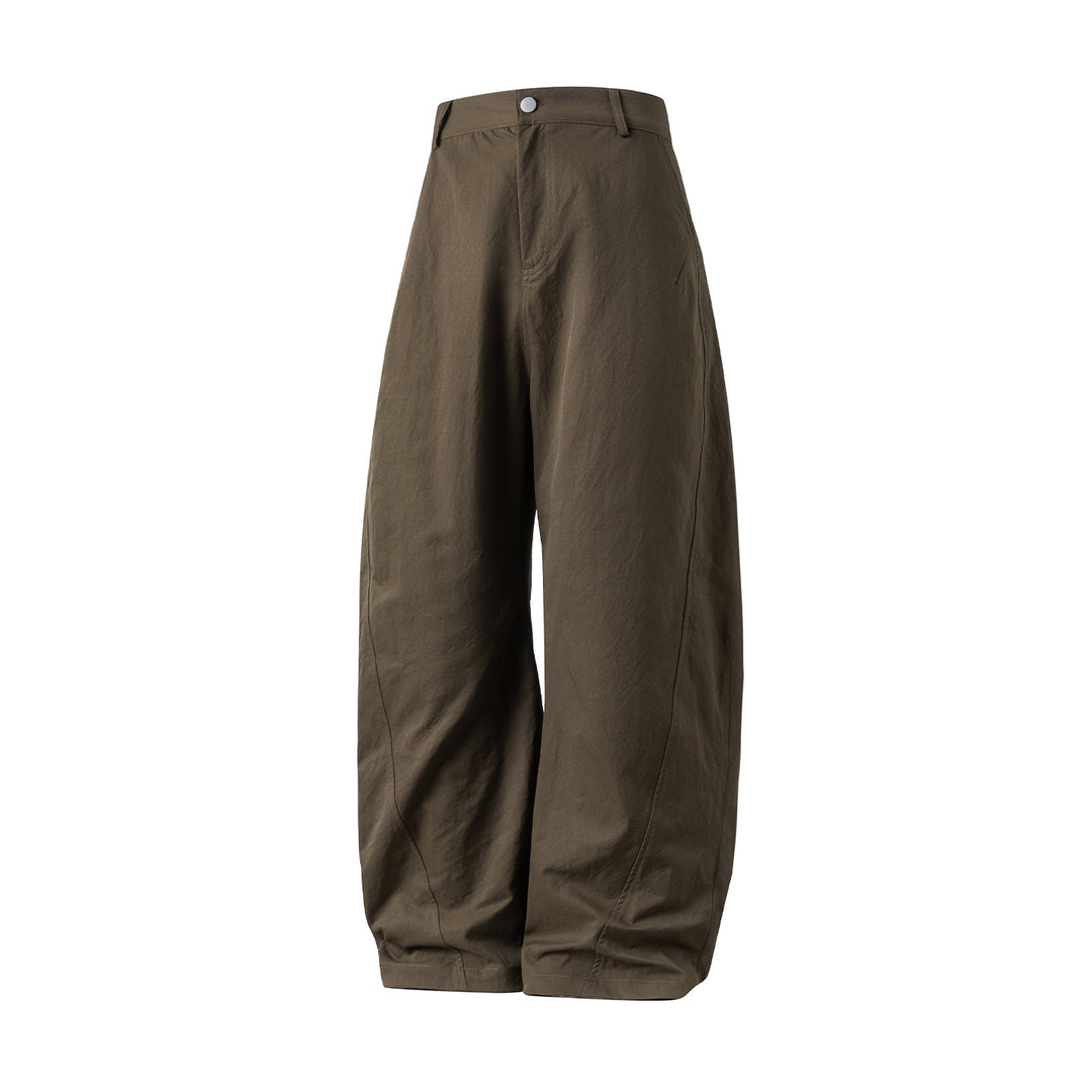 Damen High‑Waist Palazzo‑Hose im Balloon‑Cut mit markanten Nahtpaspeln Nord Taschen
