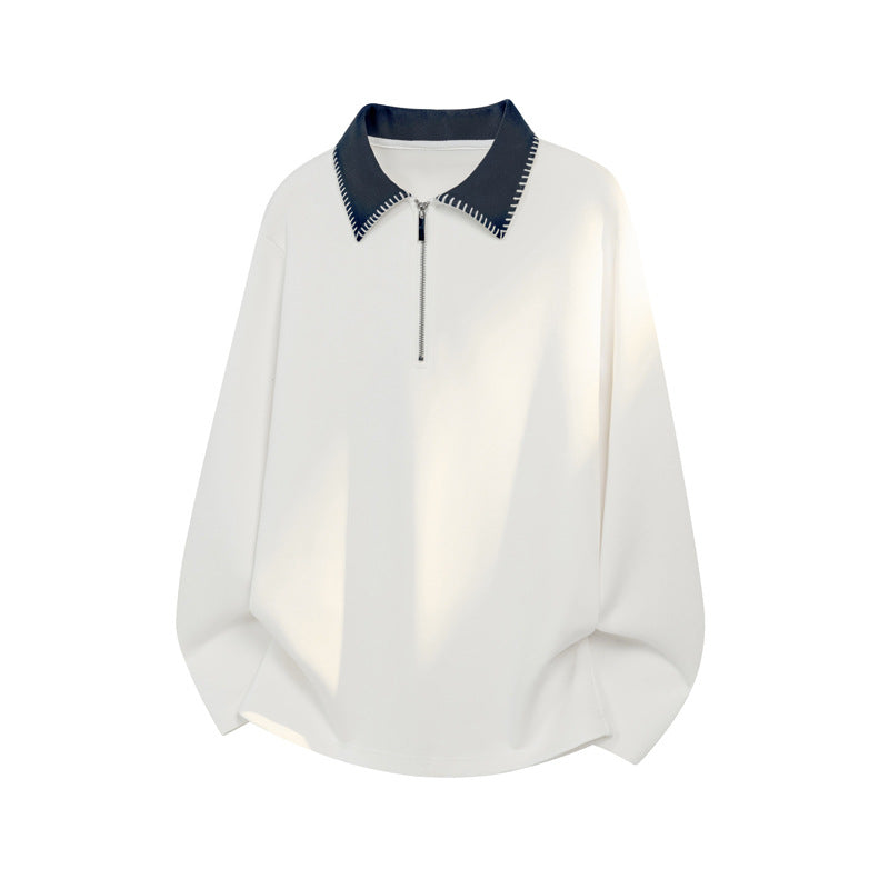 Herren Lässiger Pullover mit Reißverschluss Nord Taschen