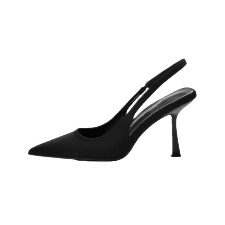 Damen Sling-Pumps mit elegantem V-Ausschnitt und komfortablem Blockabsatz