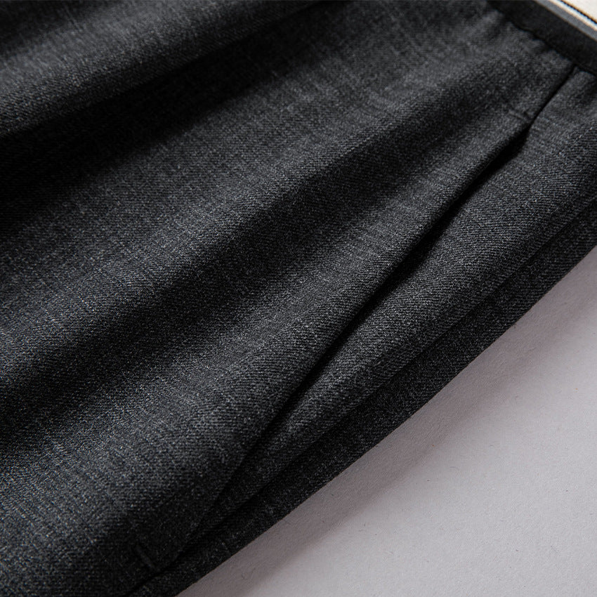 Damen Weite Anzughose mit sportivem Gummibund und Bundfalten Nord Taschen