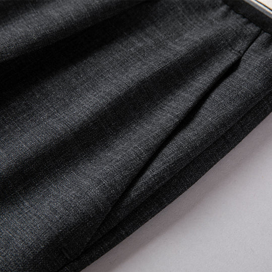 Damen Weite Anzughose mit sportivem Gummibund und Bundfalten Nord Taschen