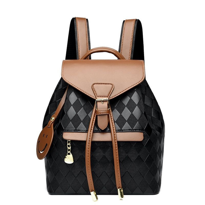 Damen elegante Rucksacktasche mit geflochtenem Design Nord Taschen