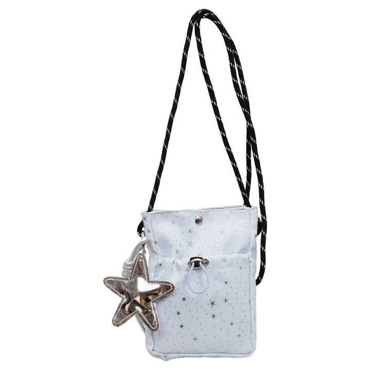 Damen Trendige Umhängetasche aus hochwertigem Material mit funkelndem Sternendesign Nord Taschen