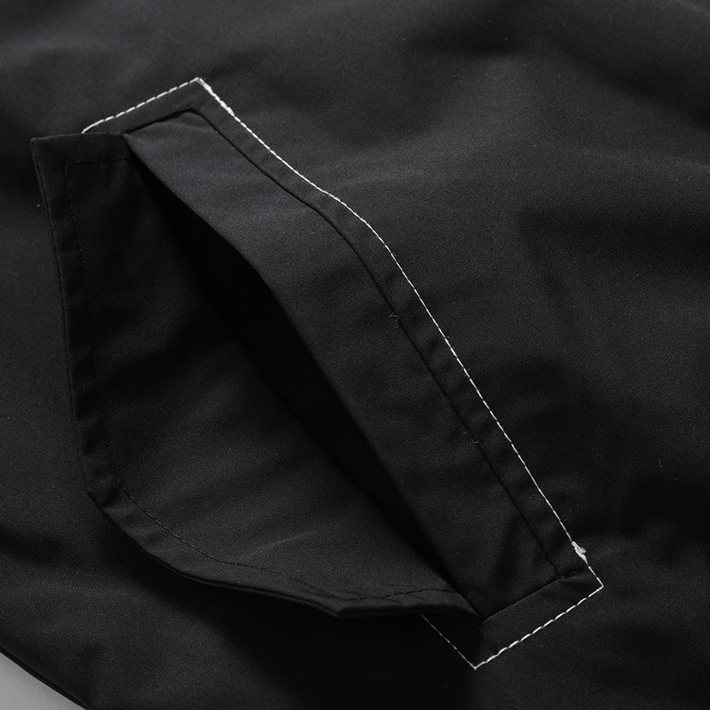 Herren leichte Nylon-Bomberjacke im Aviator‑Utility‑Stil mit Ärmeltasche und Rippbündchen Nord Taschen