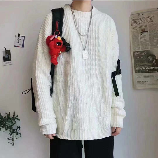 Damen Modischer Grobstrickpullover mit lässiger Passform Nord Taschen
