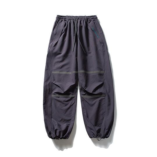 Herren Technische Cargo-Jogginghose mit Tunnelzug, Knieeinsätzen und elastischen Bündchen Nord Taschen