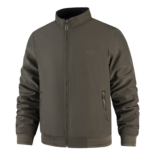 Herren Modische Übergangsjacke mit hohem Kragen und praktischen Seitentaschen Nord Taschen