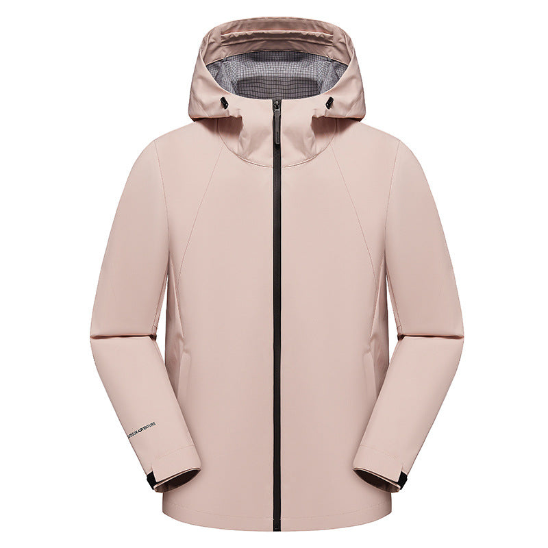 Herren dreilagige Softshell-Kapuzenjacke mit nahtversiegelter Wetterschutzmembran und ergonomischem Schnitt Nord Taschen