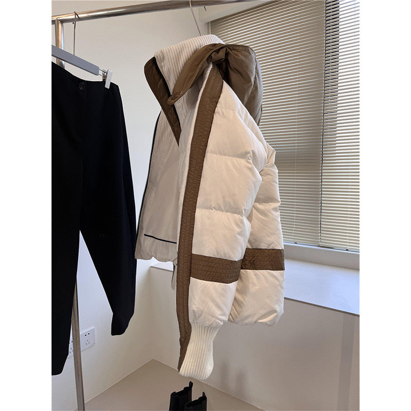 Damen Urbaner Steppmantel mit hohem Kragen Nord Taschen