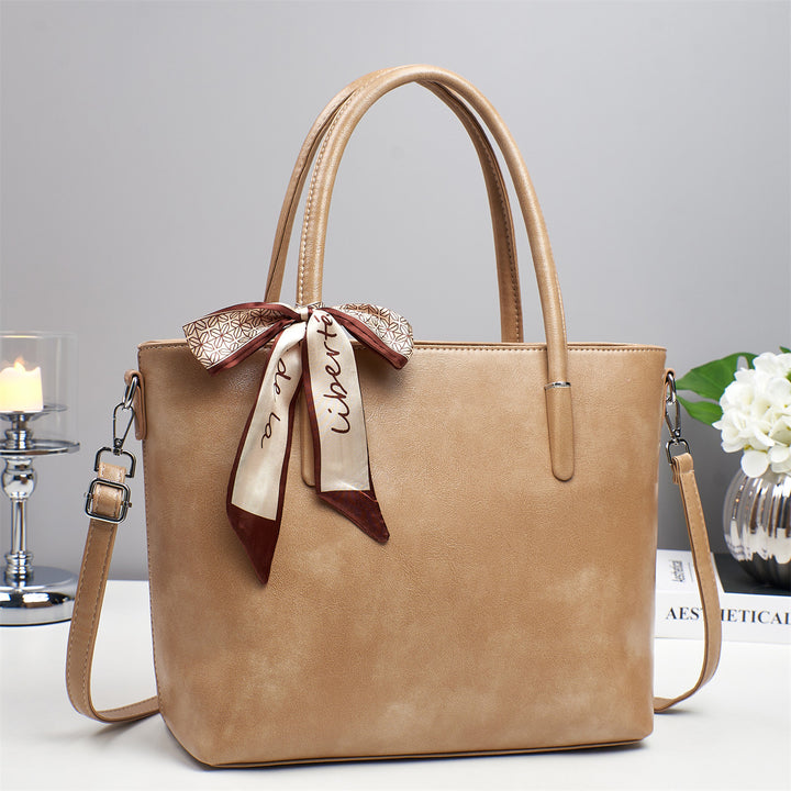 Damen elegante Shoulder-Bag mit verspieltem Schleifenakzent Nord Taschen