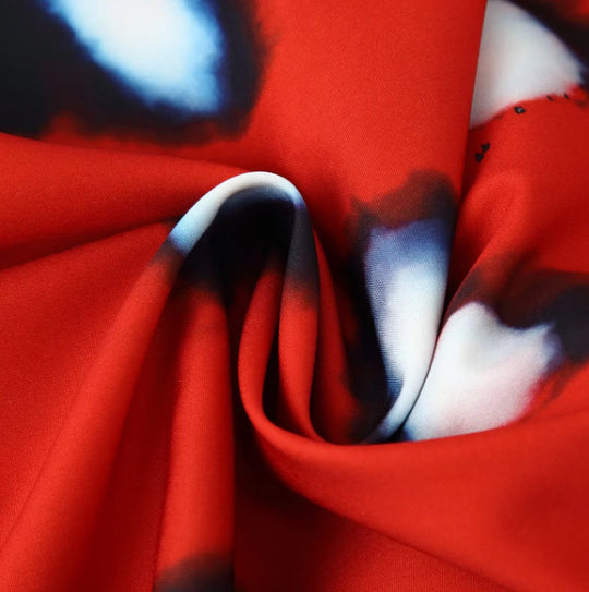 Damen Fransen‑Pareo mit Animal‑Print und Bindeschleife Nord Taschen