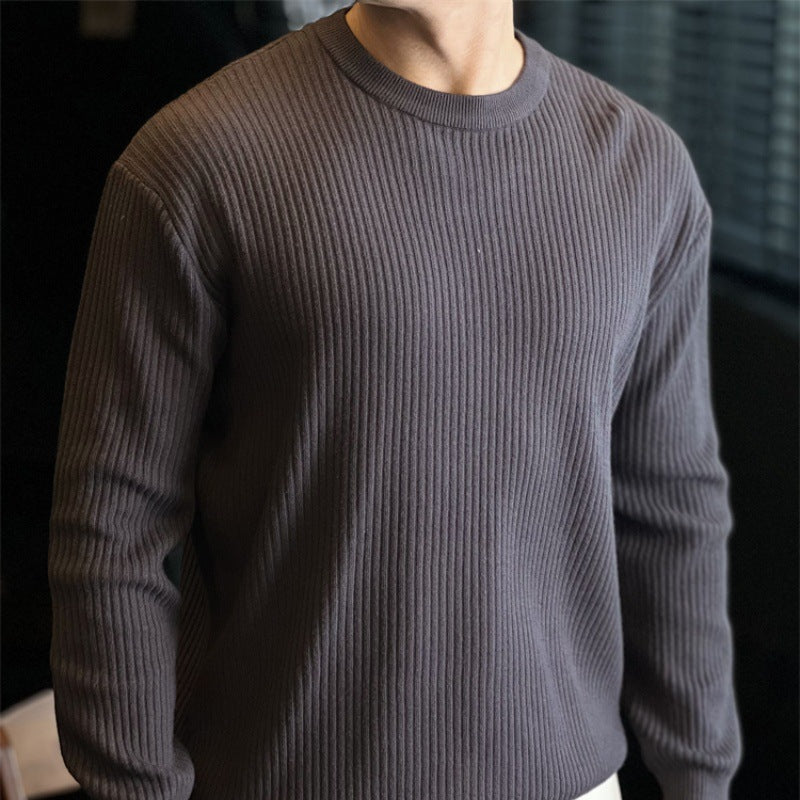 Herren Modischer Grobstrickpullover mit Rundhalsausschnitt Nord Taschen 1787964468