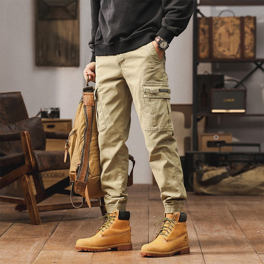 Herren Cargo-Jogginghose mit Multifunktionstaschen & elastischen Bündchen Nord Taschen