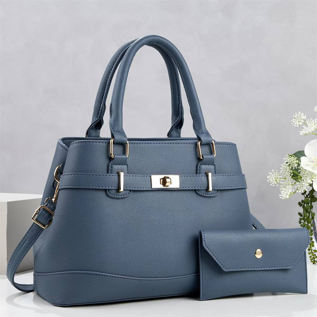 Damen stilvolle Handtasche mit abnehmbarem Portemonnaie Nord Taschen