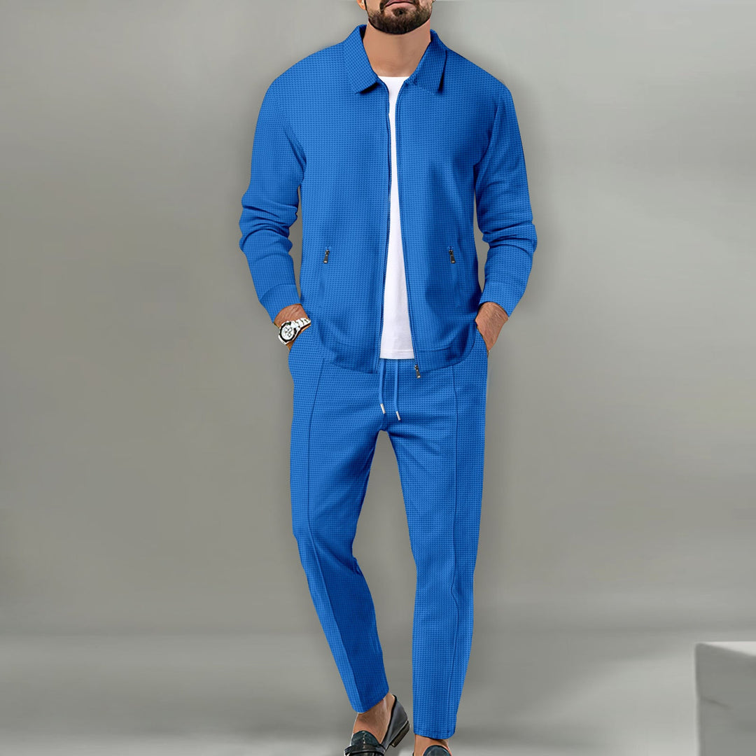 Herren sportliches Komplettset mit eleganter Oberjacke