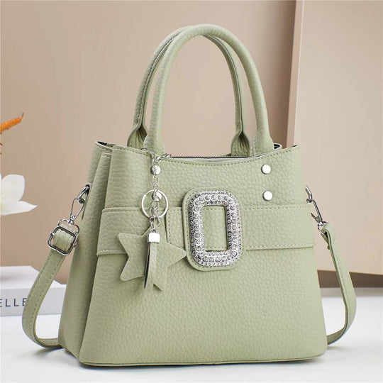 Damen Designer-Umhängetasche mit trendy Schmuckdetails und abnehmbarem Schulterriemen Nord Taschen