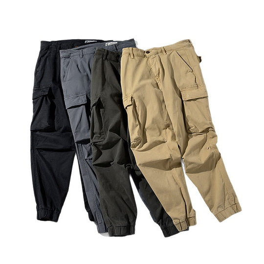 Herren Military-inspirierte Relaxed-Cargo-Jogger aus Ripstop-Baumwolle mit aufgesetzten Klappentaschen Nord Taschen