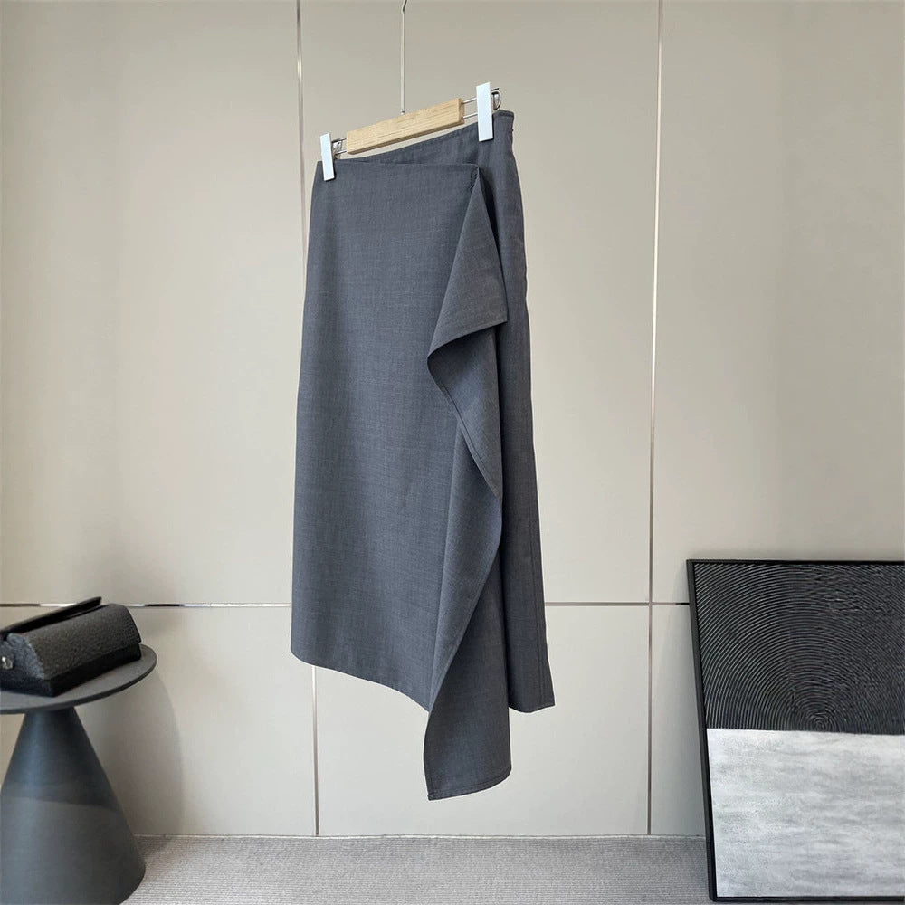 Damen Eleganter Wickelrock Nord Taschen
