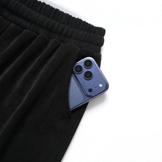 Herren Legere Strick-Jogginghose mit Kordelzug Nord Taschen