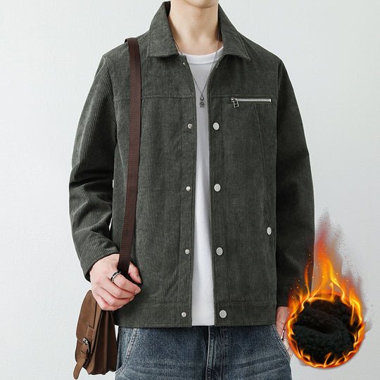 Herren Cordjacke Nord Taschen
