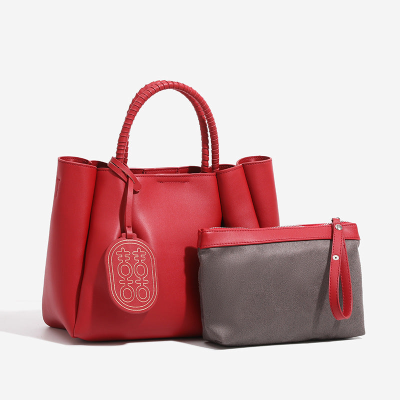 Damen Handtasche mit strukturiertem Design und besonderen Akzenten Nord Taschen