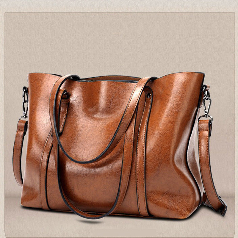 Damen eleganter Tote mit verstellbarem Schulterriemen und strukturiertem Kunstleder Nord Taschen