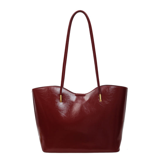 Damen minimalistische Handtasche mit verstellbarem Schultergurt Nord Taschen