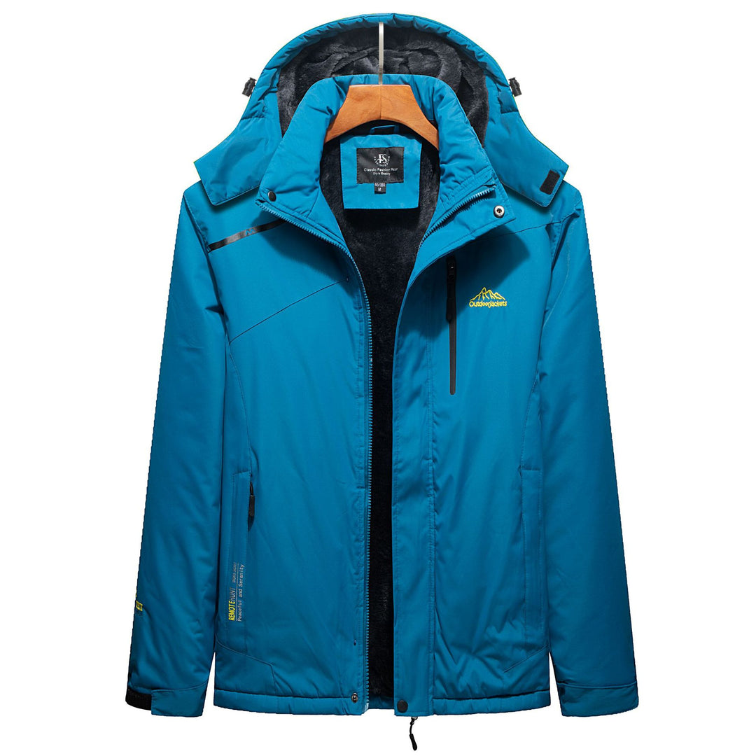 Herren Isolierte Winterparka mit Teddyfutter, Kapuze und wasserabweisender Außenhülle Nord Taschen