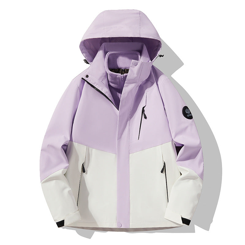 Herren Dreifach kombinierbare Funktionsjacke mit abnehmbarer Steppweste Nord Taschen