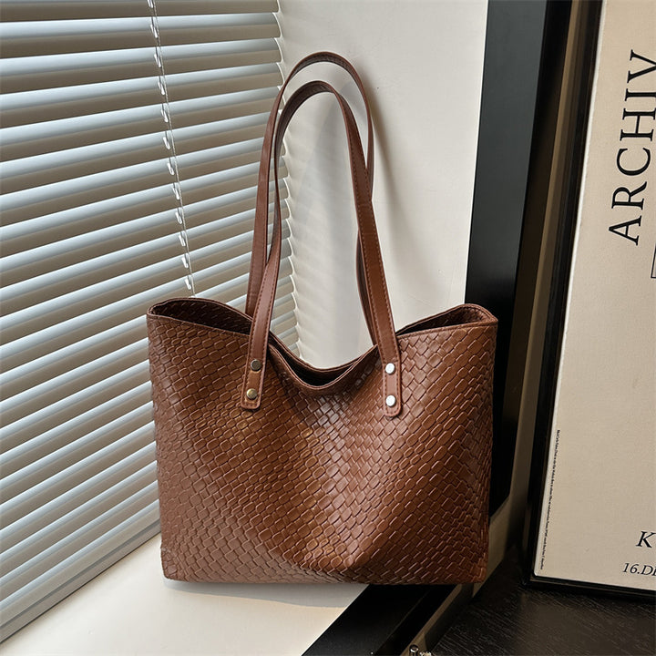 Damen elegante geflochtene Tragetasche Nord Taschen