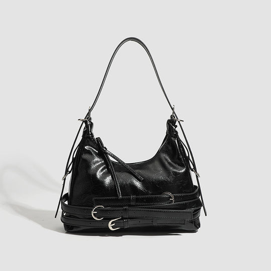 Damen Schultertasche mit modernem Metallic-Finish und trendigem Design Nord Taschen