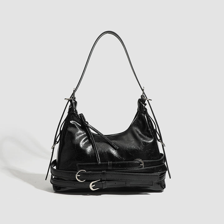 Damen Schultertasche mit modernem Metallic-Finish und trendigem Design Nord Taschen
