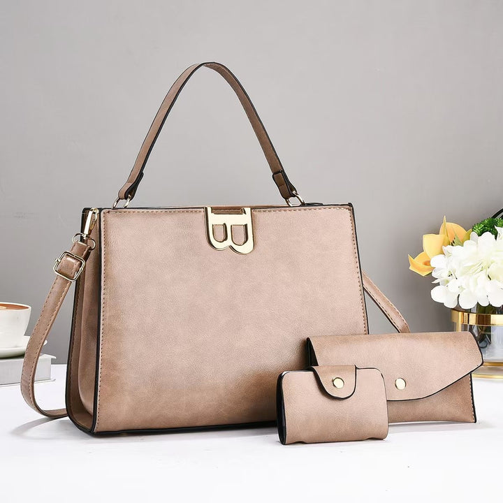 Damen elegante Handtasche mit abnehmbarem Geldbeutel Nord Taschen