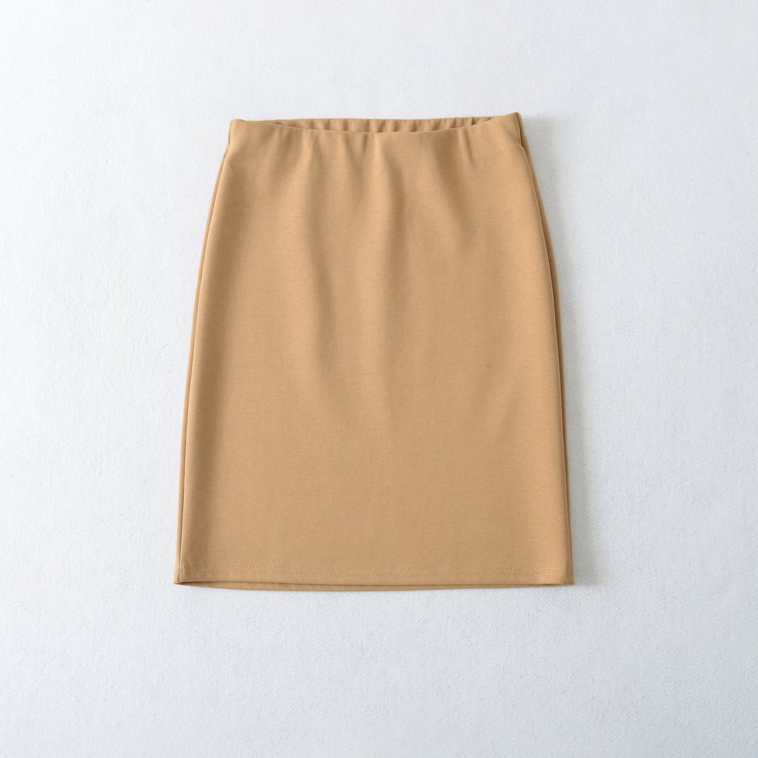 Damen Figurnaher Jersey-Bleistiftrock mit hohem Bund und stretchigem Komfortmaterial Nord Taschen