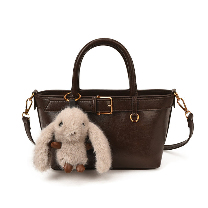 Damen Taschen mit abnehmbarem Plüschanhänger Nord Taschen