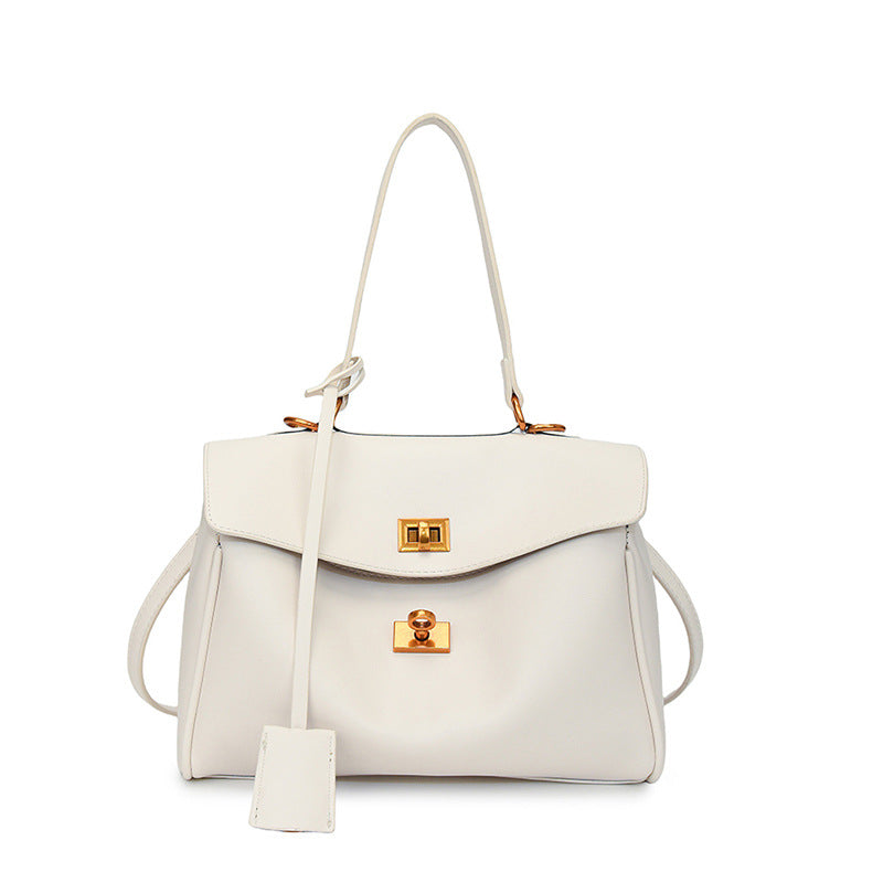 Damen modische Handtasche mit eleganter Struktur und goldenen Verzierungen | Nord Taschen