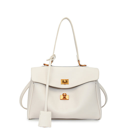 Damen modische Handtasche mit eleganter Struktur und goldenen Verzierungen | Nord Taschen
