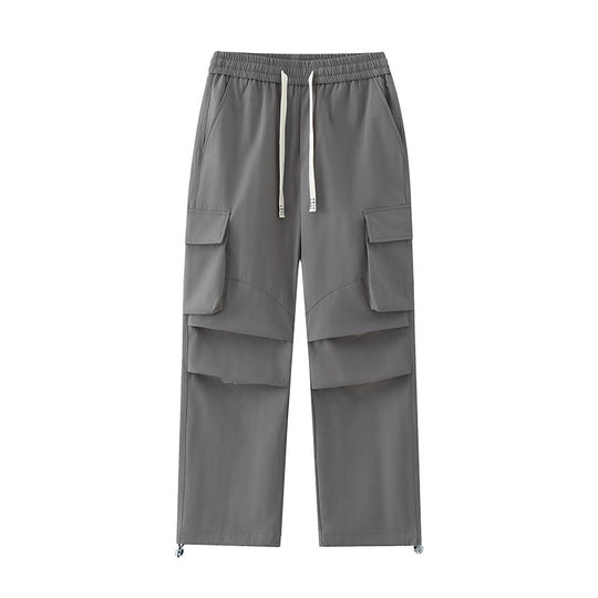 Herren Cargo-Hose mit elastischem Bund, Lagen‑Detail und Reißverschluss-Saum Nord Taschen