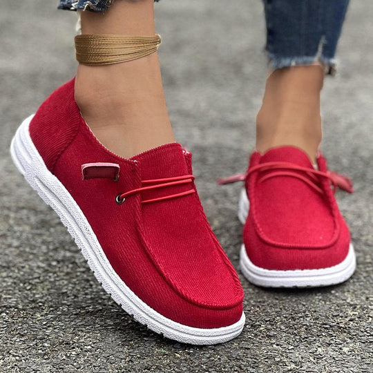 Damen Bequeme Slip-On Schuhe
