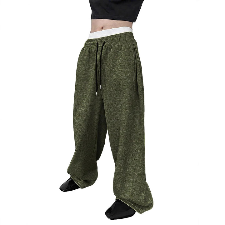 Unisex nan weite Sweatpants mit elastischem Bund, breitem Bein, Kordelzug und verdeckten Seitentaschen Nord Taschen