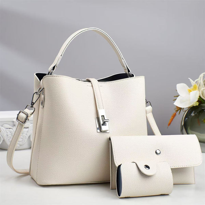 Damen Luxus Handtasche mit abnehmbarer Mini-Clutch Nord Taschen