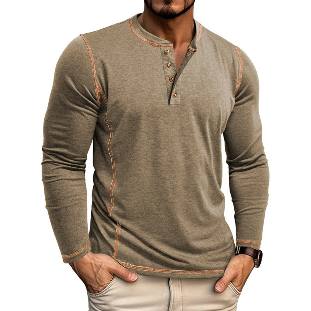 Herren Langarmshirt Nord Taschen