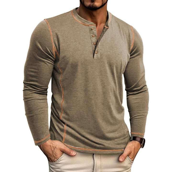 Herren Langarmshirt Nord Taschen