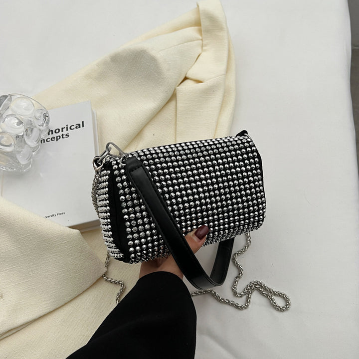 Damen Glamouröse Clutch mit Strassverzierung Nord Taschen